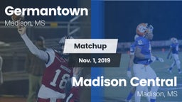 Matchup: Germantown High vs. Madison Central  2019