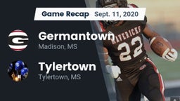 Recap: Germantown  vs. Tylertown  2020