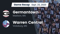 Recap: Germantown  vs. Warren Central  2020