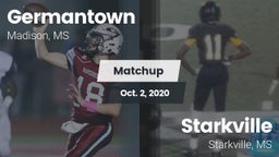 Matchup: Germantown High vs. Starkville  2020