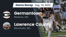 Recap: Germantown  vs. Lawrence County  2023