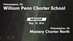 Matchup: Penn Charter High vs. Mastery Charter North  2016