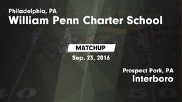Matchup: Penn Charter High vs. Interboro  2016