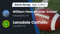 Recap: William Penn Charter School vs. Lansdale Catholic  2017