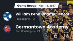 Recap: William Penn Charter School vs. Germantown Academy 2017