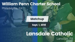 Matchup: Penn Charter High vs. Lansdale Catholic  2018