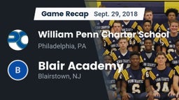 Recap: William Penn Charter School vs. Blair Academy 2018