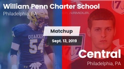 Matchup: Penn Charter High vs. Central  2019