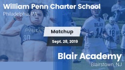 Matchup: Penn Charter High vs. Blair Academy 2019