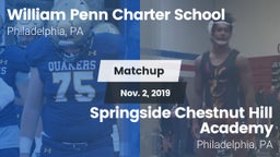 Matchup: Penn Charter High vs. Springside Chestnut Hill Academy  2019