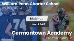 Matchup: Penn Charter High vs. Germantown Academy 2019