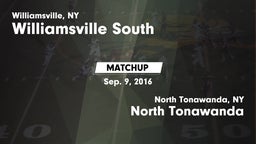 Matchup: Williamsville South vs. North Tonawanda  2016