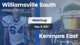 Matchup: Williamsville South vs. Kenmore East  2017