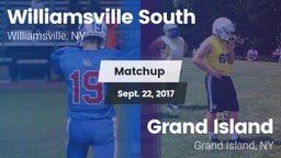 Matchup: Williamsville South vs. Grand Island  2017
