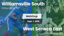 Matchup: Williamsville South vs. West Seneca East  2018