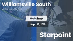 Matchup: Williamsville South vs. Starpoint  2018
