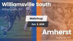 Matchup: Williamsville South vs. Amherst  2018