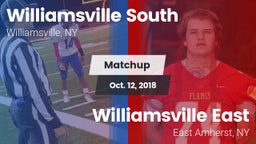 Matchup: Williamsville South vs. Williamsville East  2018