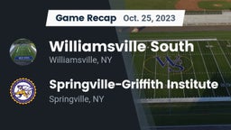 Recap: Williamsville South  vs. Springville-Griffith Institute  2023