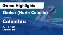 Shaker  (North Colonie) vs Columbia  Game Highlights - Oct. 2, 2023