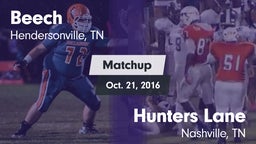 Matchup: Beech  vs. Hunters Lane  2016