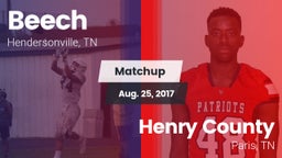Matchup: Beech  vs. Henry County  2017