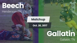 Matchup: Beech  vs. Gallatin  2017