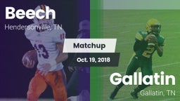 Matchup: Beech  vs. Gallatin  2018