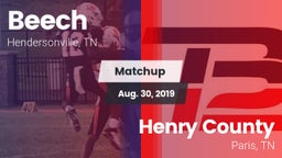 Matchup: Beech  vs. Henry County  2019