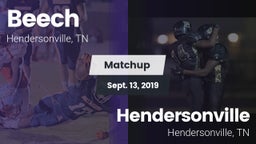 Matchup: Beech  vs. Hendersonville  2019