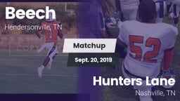 Matchup: Beech  vs. Hunters Lane  2019
