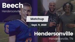 Matchup: Beech  vs. Hendersonville  2020