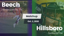 Matchup: Beech  vs. Hillsboro  2020