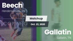 Matchup: Beech  vs. Gallatin  2020