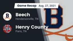 Recap: Beech  vs. Henry County  2021
