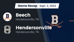Recap: Beech  vs. Hendersonville  2022