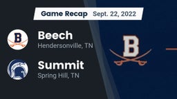 Recap: Beech  vs. Summit  2022