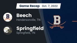 Recap: Beech  vs. Springfield  2022