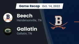 Recap: Beech  vs. Gallatin  2022