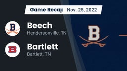 Recap: Beech  vs. Bartlett  2022
