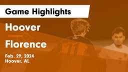 Hoover  vs Florence  Game Highlights - Feb. 29, 2024