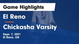El Reno  vs Chickasha Varsity Game Highlights - Sept. 7, 2021