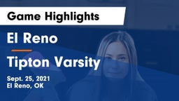 El Reno  vs Tipton Varsity Game Highlights - Sept. 25, 2021