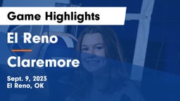 El Reno  vs Claremore  Game Highlights - Sept. 9, 2023