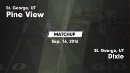 Matchup: Pine View High vs. Dixie  2016
