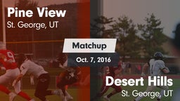 Matchup: Pine View High vs. Desert Hills  2016