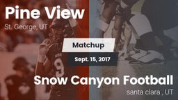 Matchup: Pine View High vs. Snow Canyon Football 2017
