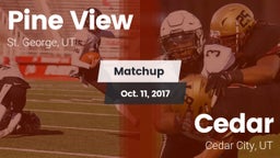 Matchup: Pine View High vs. Cedar  2017