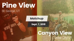 Matchup: Pine View High vs. Canyon View  2018