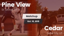 Matchup: Pine View High vs. Cedar  2018